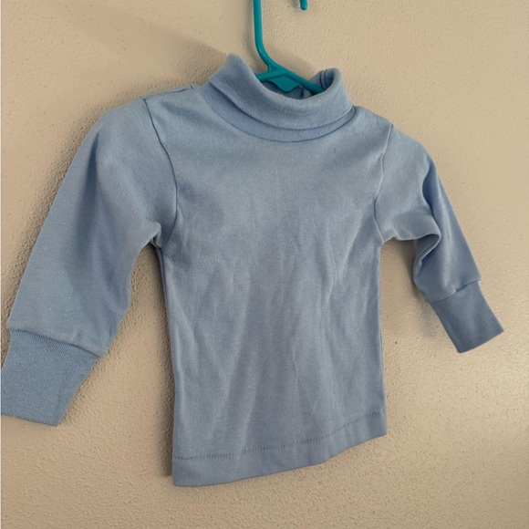 Vintage KUDDLE Blue Turtle Neck Made in USA 12 Monthss - Picture 2 of 5